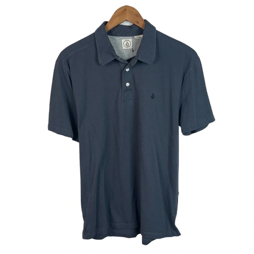 PO670 Mens VOLCOM Stone Skater Brand Short Sleeve Polo Shirt L